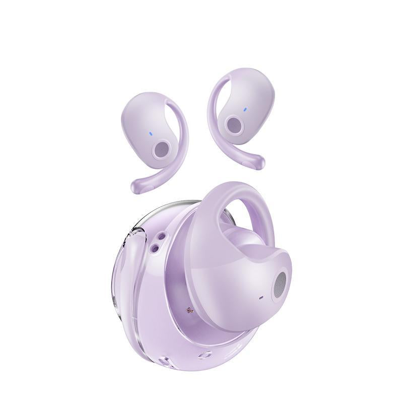 1Pcs Earbuds, Bass Stereo Sound, Open-Ear Style, HD Voice with Smart Noise Reduction, Sports Headset with Wireless Charging Case, for Running & Workout